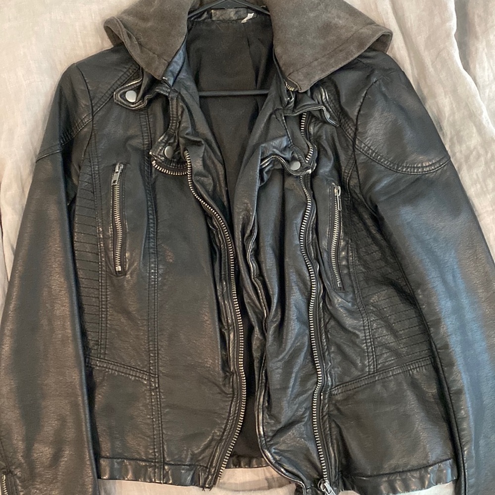 Free People removal hood jacket